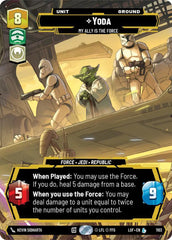 Yoda - My Ally is the Force (Prestige Foil) - LOF-1103 - Legends of the Force