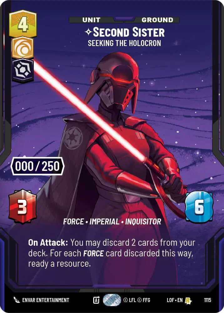 Second Sister - Seeking the Holocron (Serialized) - LOF-1115 - Legends of the Force