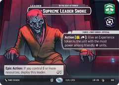 Supreme Leader Snoke - In the Seat of Power (Showcase) - LOF-1010 - Legends of the Force
