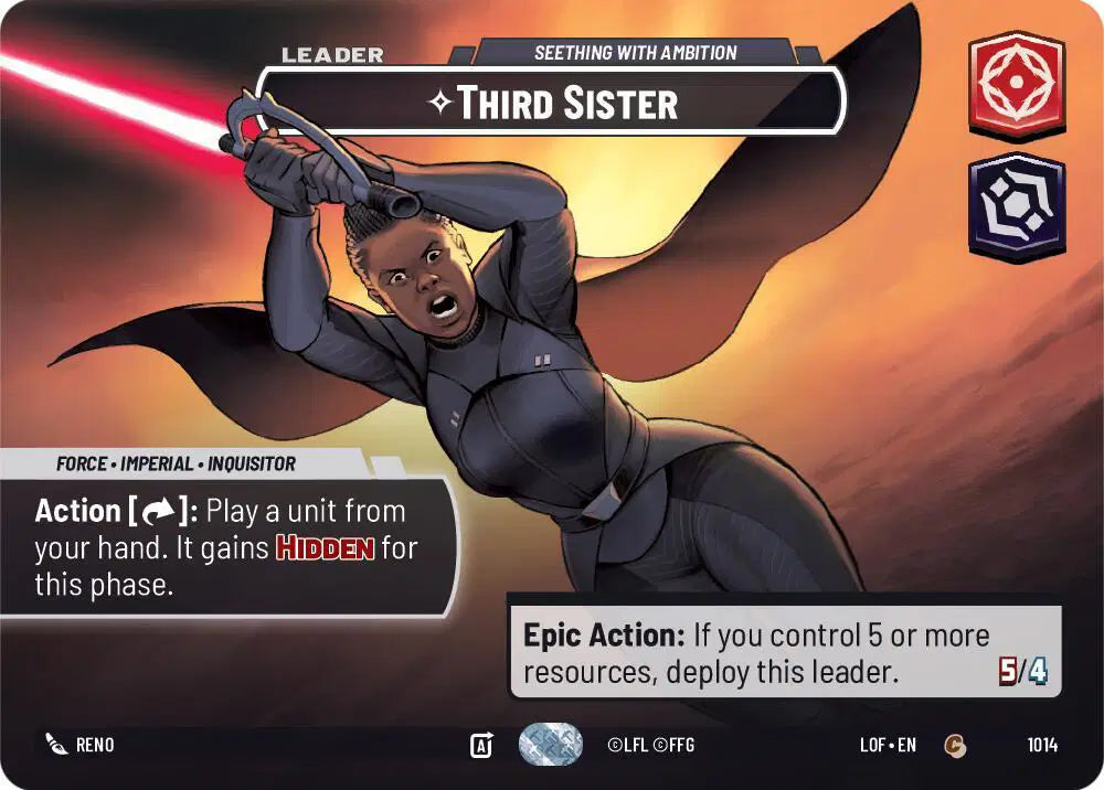 Third Sister - Seething With Ambition (Showcase) - LOF-1014 - Legends of the Force