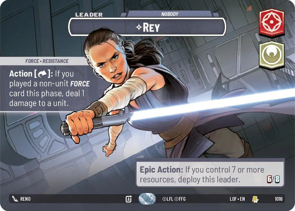 Rey - Nobody (Showcase) - LOF-1016 - Legends of the Force
