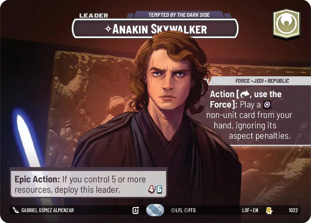 Anakin Skywalker - Tempted by the Dark Side (Showcase) - LOF-1022 - Legends of the Force