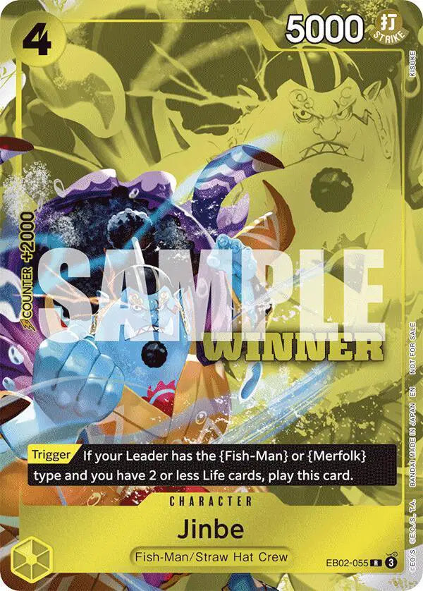 Jinbe (Winner Pack 2025 Vol. 3) - EB02-055 - One Piece Promotion Cards