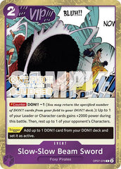Slow-Slow Beam Sword (Judge Pack Vol. 6) - OP07-076 - One Piece Promotion Cards