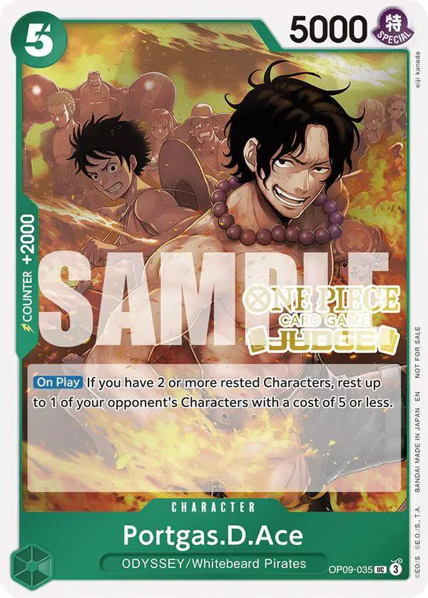 Portgas.D.Ace (Judge Pack Vol. 6) - OP09-035 - One Piece Promotion Cards