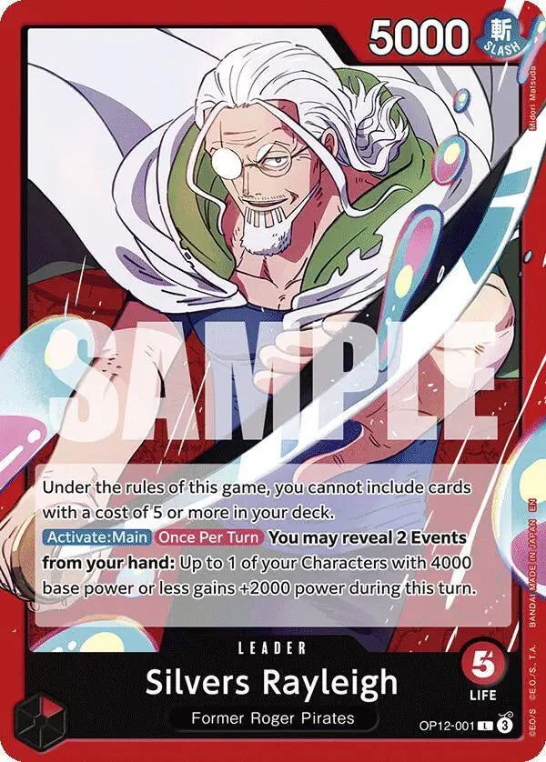 Silvers Rayleigh - OP12-001 - Legacy of the Master