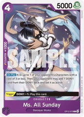 Ms. All Sunday - OP12-075 - Legacy of the Master