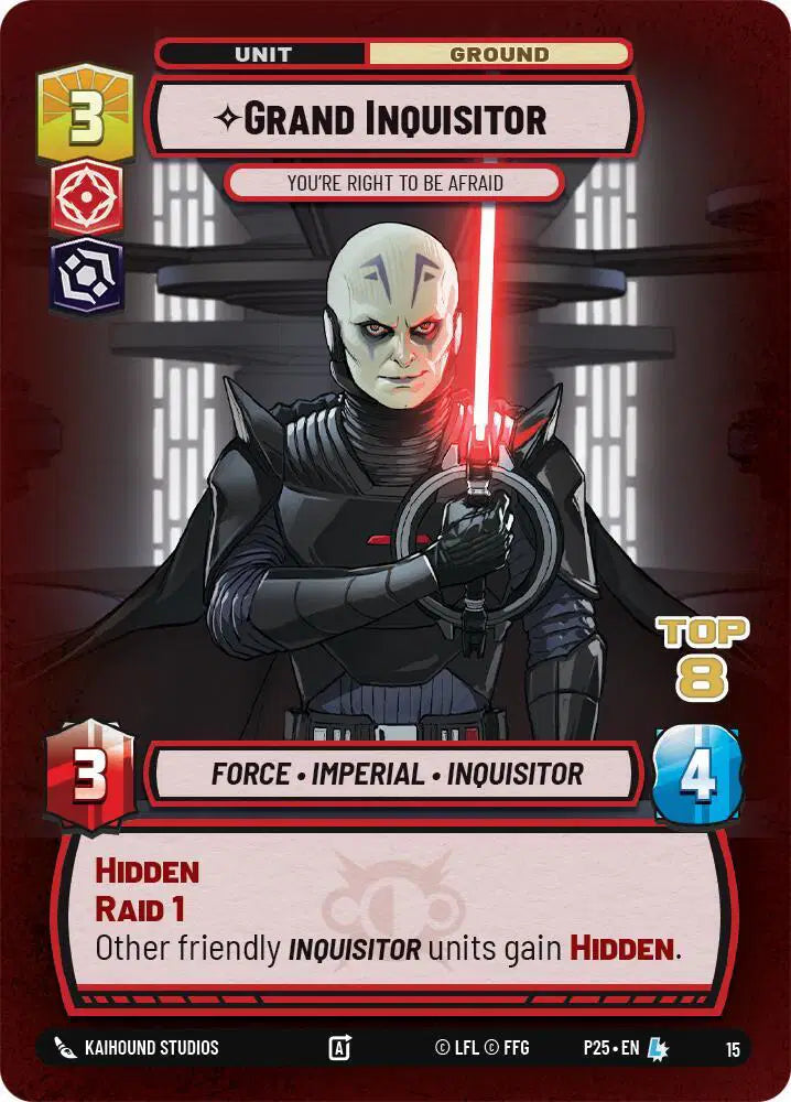 Grand Inquisitor - You're Right to Be Afraid (Top 8) - SSP-15 - Store Showdown Promos