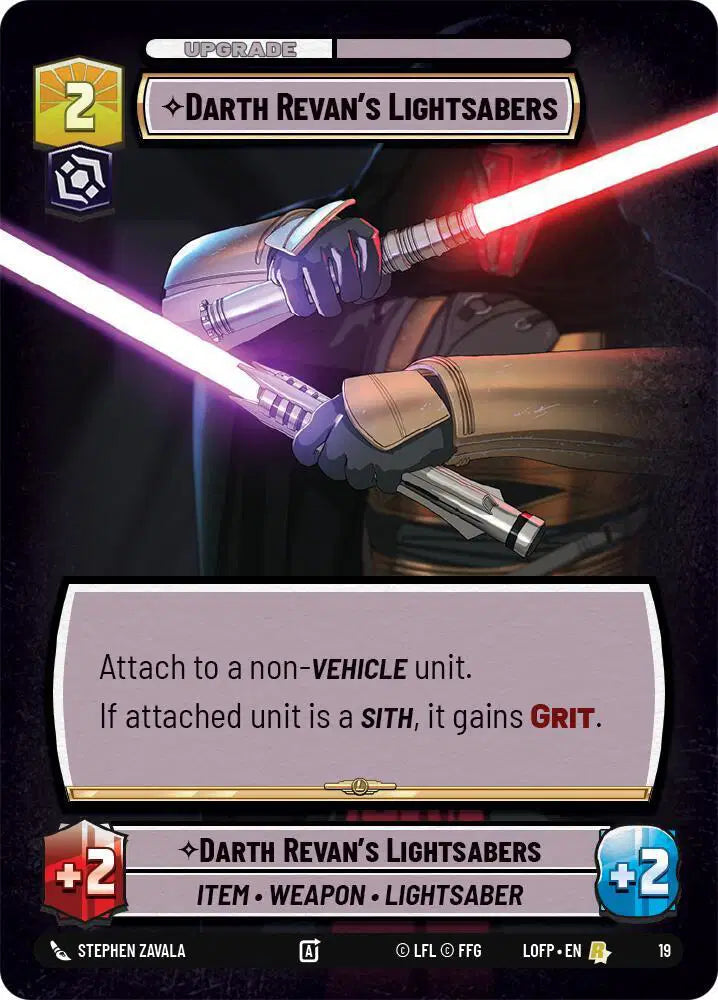 Darth Revan's Lightsabers - SSP-019 - Store Showdown Promos