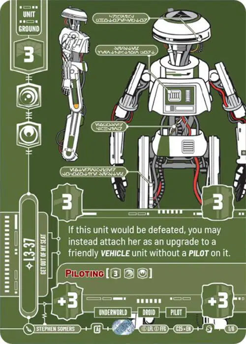 L3-37 - Get Out Of My Seat - C25-1 - 2025 Convention Exclusive