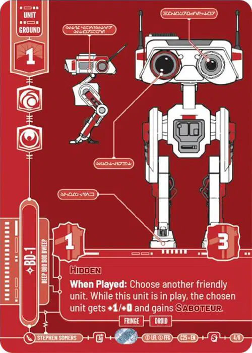 BD-1 - Beep Boo Boo Bweep - C25-4 - 2025 Convention Exclusive