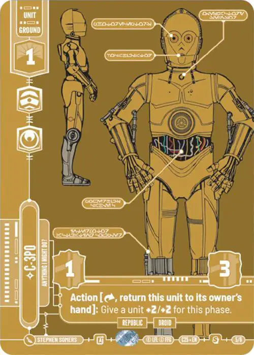 C-3PO - Anything I Might Do? - C25-005 - 2025 Convention Exclusive