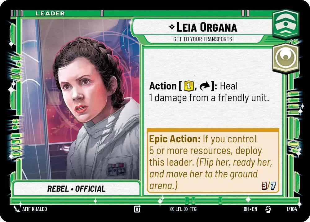 Leia Organa - Get To Your Transports! - 1 - Intro Battle: Hoth