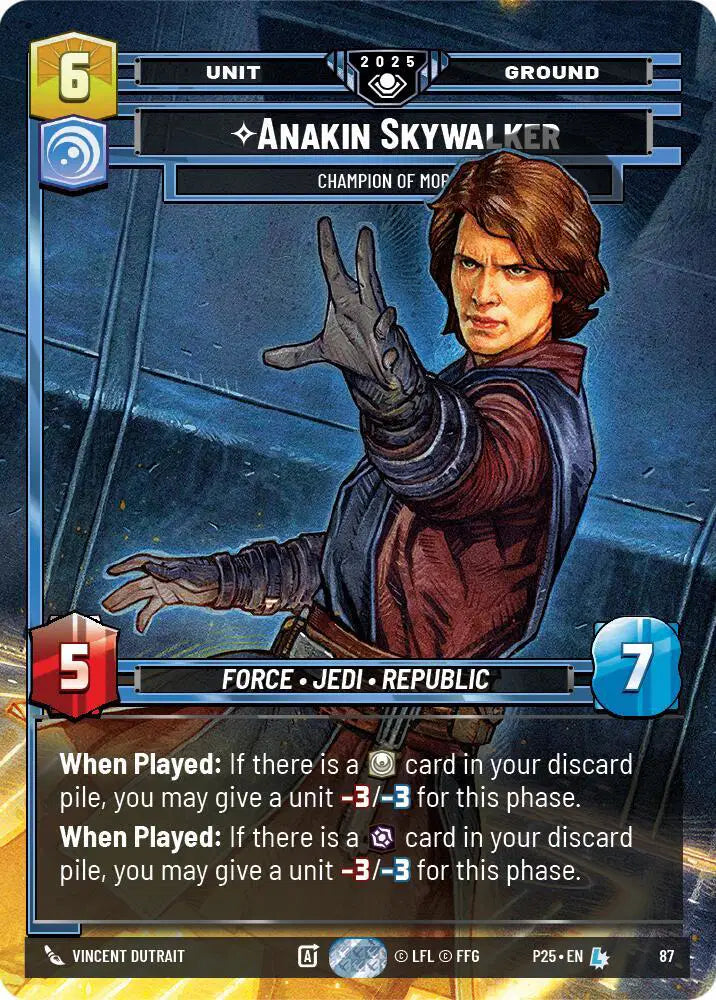 Anakin Skywalker - Champion of Mortis - SSP-087 - Store Showdown Promos
