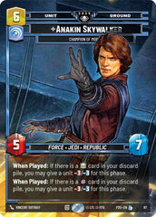 Anakin Skywalker - Champion of Mortis - SSP-87 - Store Showdown Promos