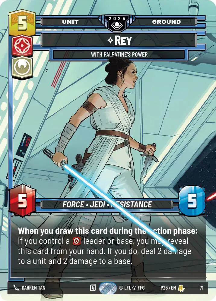 Rey - With Palpatine's Power (71) - SSP-071 - Store Showdown Promos