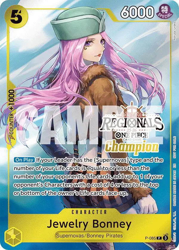 Jewelry Bonney (Offline Regional Champion Card Set 2025 Vol.2) - P-085 - One Piece Promotion Cards