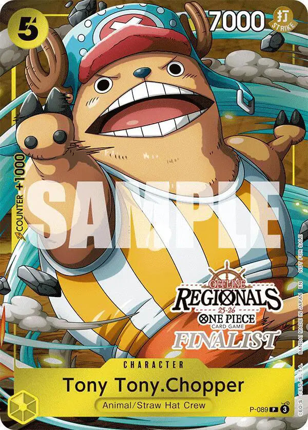 Tony Tony.Chopper (Offline Regional Finalist Card Set 2025 Vol.2) - P-089 - One Piece Promotion Cards