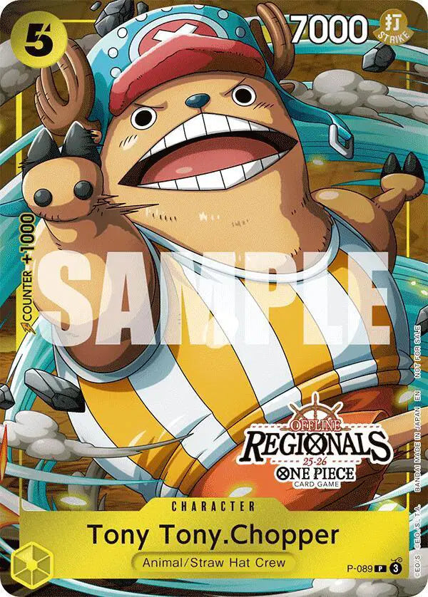 Tony Tony.Chopper (Offline Regional Participation Pack 2025 Vol.2) - P-089 - One Piece Promotion Cards