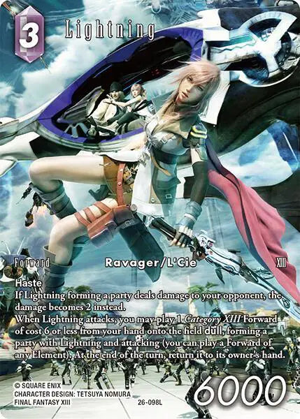 Lightning (Full Art) - 26-098L - Gunslinger in the Abyss