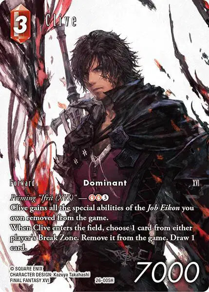 Clive (Full Art) - 26-005H - Gunslinger in the Abyss