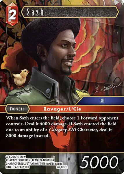 Sazh - 26-007R - Gunslinger in the Abyss