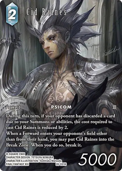 Cid Raines (Full Art) - 26-031H - Gunslinger in the Abyss