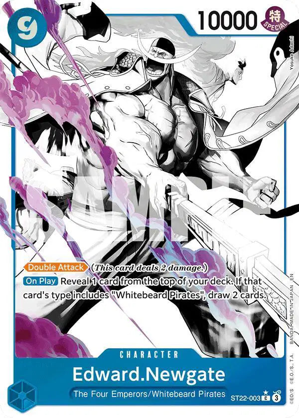 Edward.Newgate (Parallel) - ST22-003 - Starter Deck 22: Ace & Newgate