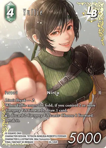 Yuffie LB (Full Art) - 26-126R - Gunslinger in the Abyss