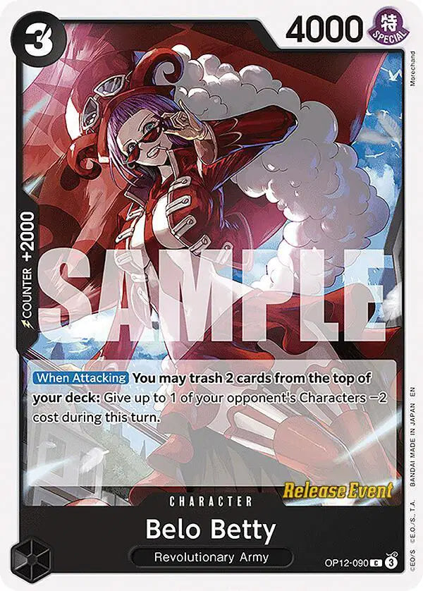 Belo Betty - OP12-090 - Legacy of the Master Release Event Cards