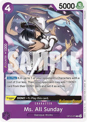 Ms. All Sunday - OP12-075 - Legacy of the Master Release Event Cards