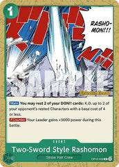 Two-Sword Style Rashomon - OP12-038 - Legacy of the Master Release Event Cards