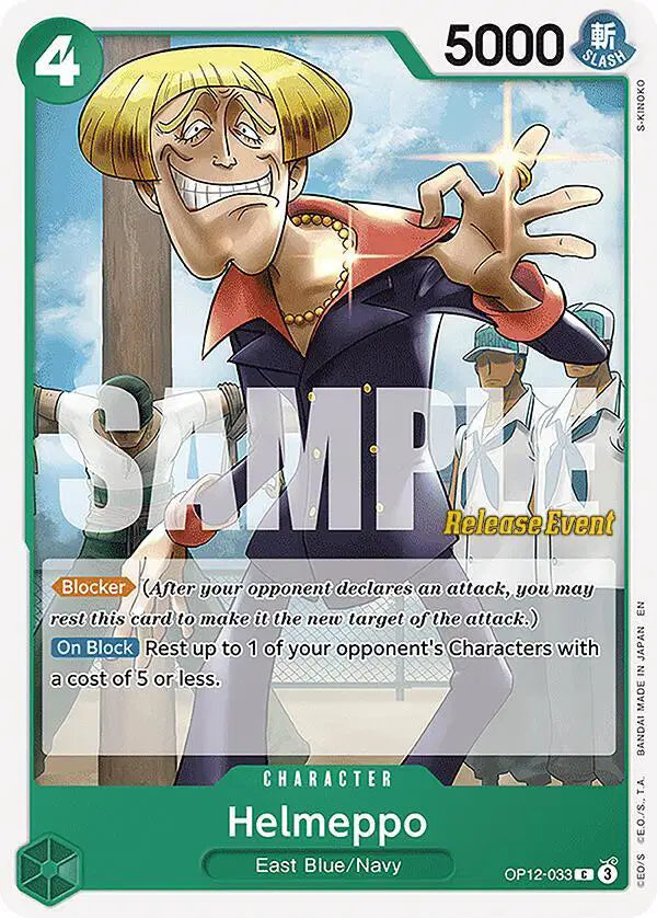 Helmeppo - OP12-033 - Legacy of the Master Release Event Cards