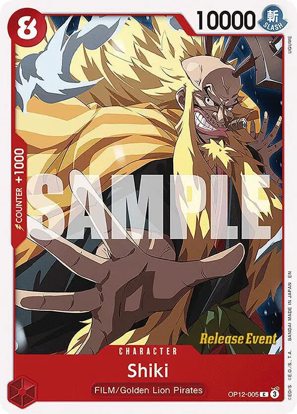 Shiki - OP12-005 - Legacy of the Master Release Event Cards