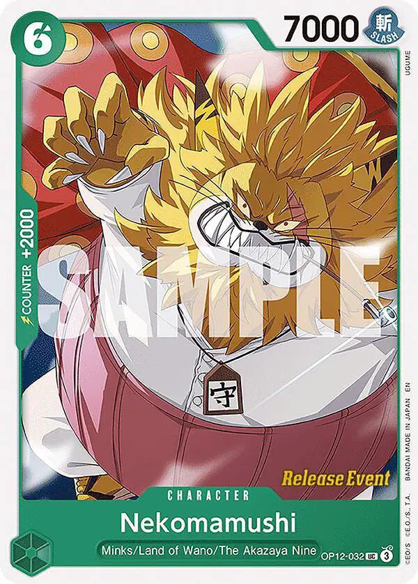 Nekomamushi - OP12-032 - Legacy of the Master Release Event Cards