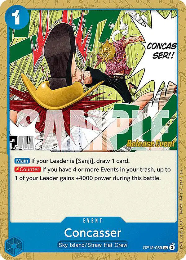 Concasser - OP12-059 - Legacy of the Master Release Event Cards