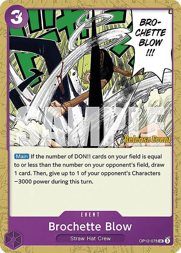 Brochette Blow - OP12-078 - Legacy of the Master Release Event Cards