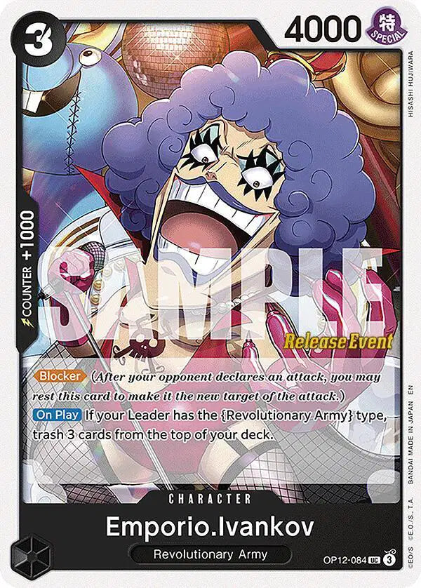 Emporio.Ivankov (084) - OP12-084 - Legacy of the Master Release Event Cards
