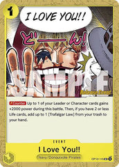 I Love You!! - OP12-115 - Legacy of the Master Release Event Cards