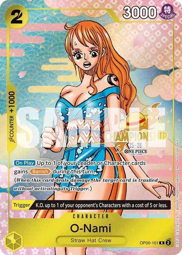 O-Nami (CS 25-26 Event Pack) - OP06-101 - One Piece Promotion Cards