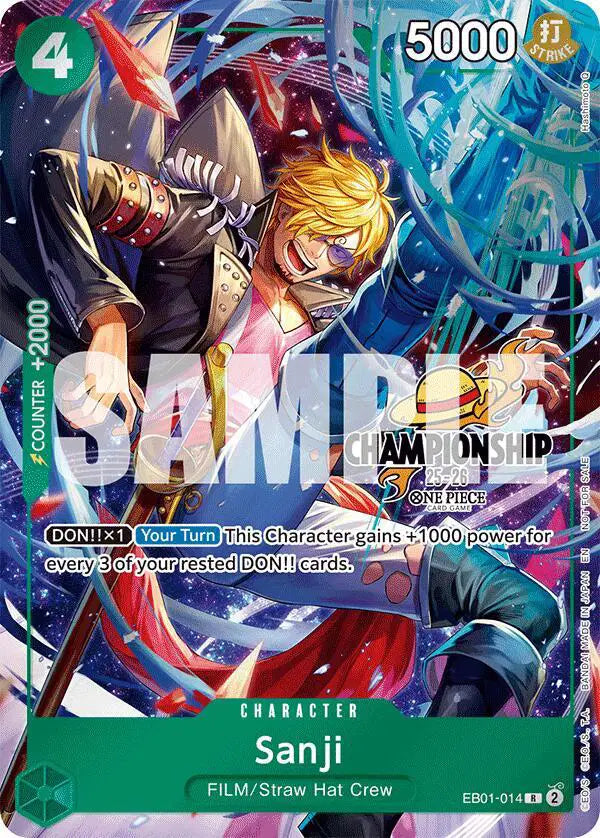 Sanji (CS 25-26 Celebration Pack) - EB01-014 - One Piece Promotion Cards
