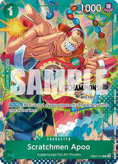 Scratchmen Apoo (CS 25-26 Celebration Pack) - EB01-015 - One Piece Promotion Cards