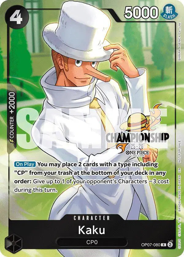 Kaku (CS 25-26 Celebration Pack) - OP07-080 - One Piece Promotion Cards