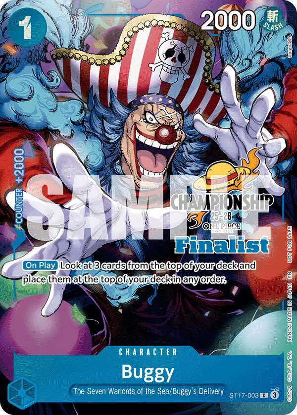 Buggy (CS 25-26 Finalist Card Set 1) - ST17-003 - One Piece Promotion Cards