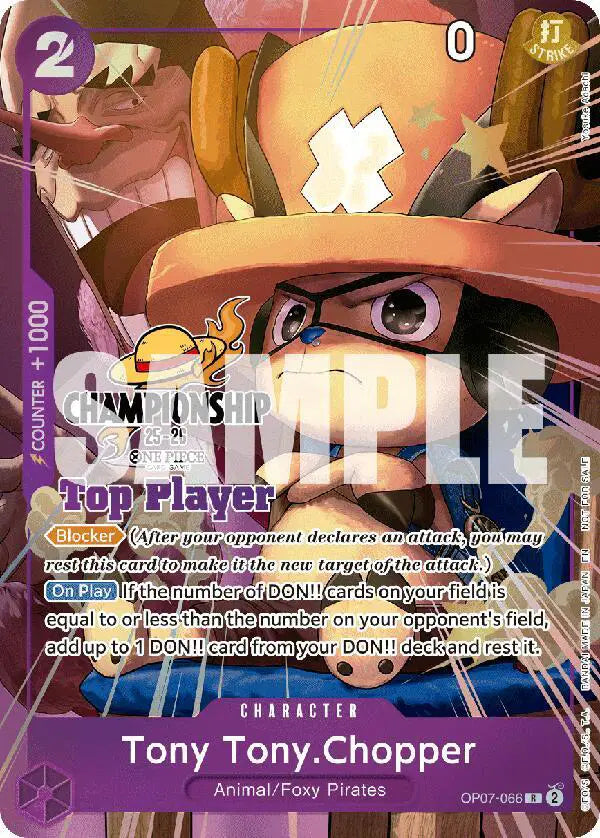 Tony Tony.Chopper (CS 25-26 Top Player Pack) - OP07-066 - One Piece Promotion Cards