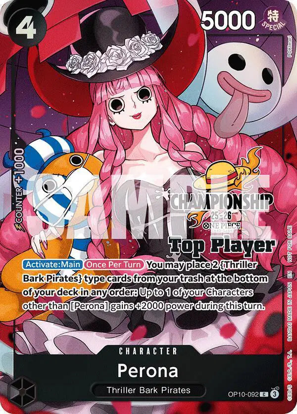 Perona (CS 25-26 Top Player Pack) - OP10-092 - One Piece Promotion Cards