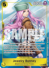 Jewelry Bonney (Online Regional Finalist Card Set 2025 Vol.2) - P-085 - One Piece Promotion Cards