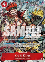 Kid & Killer (Online Regional Finalist Card Set 2025 Vol.2) - EB01-003 - One Piece Promotion Cards