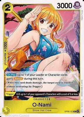 O-Nami (Welcome Pack Vol. 2) - OP06-101 - One Piece Promotion Cards