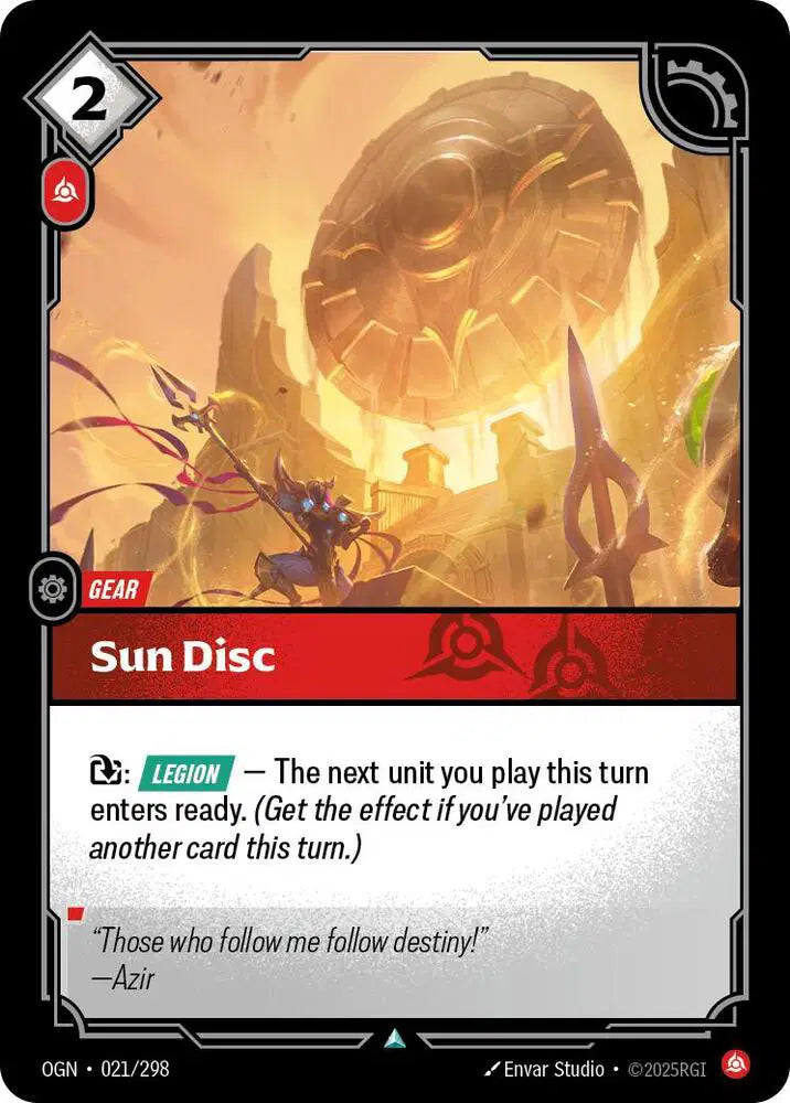 Sun Disc - 021/298 - Origins